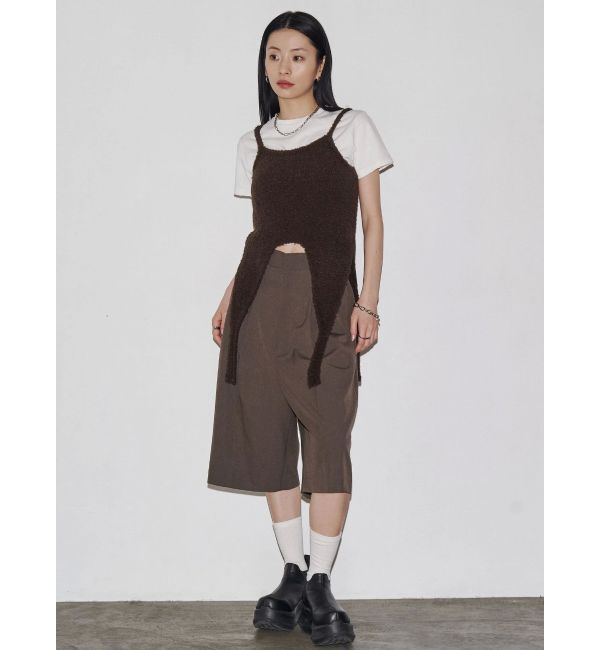EMODA「【VEQUM】MIXTURE HALTER KNIT」|ニット・セーター|