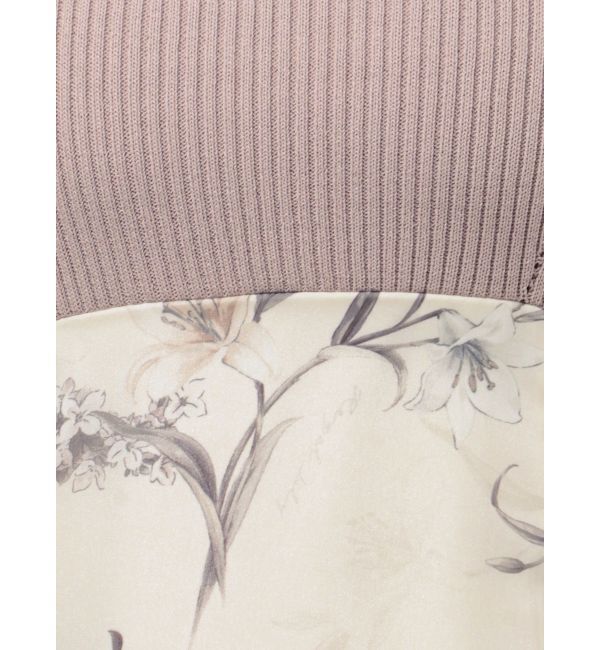 MERCURYDUO「ボレロレイヤード風ニットドッキングワンピース」|ワンピース|