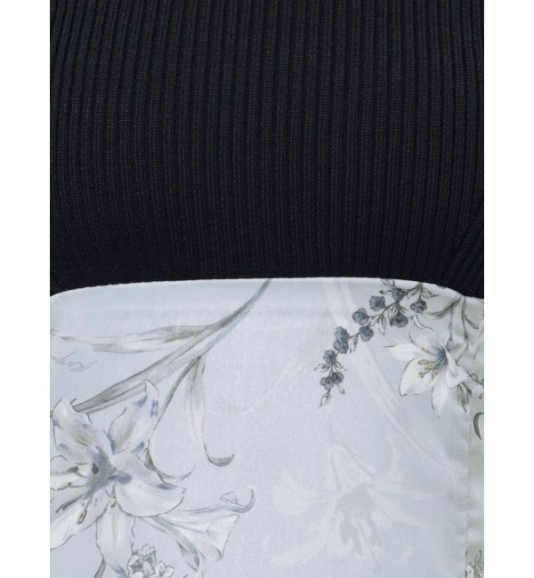 MERCURYDUO「ボレロレイヤード風ニットドッキングワンピース」|ワンピース|