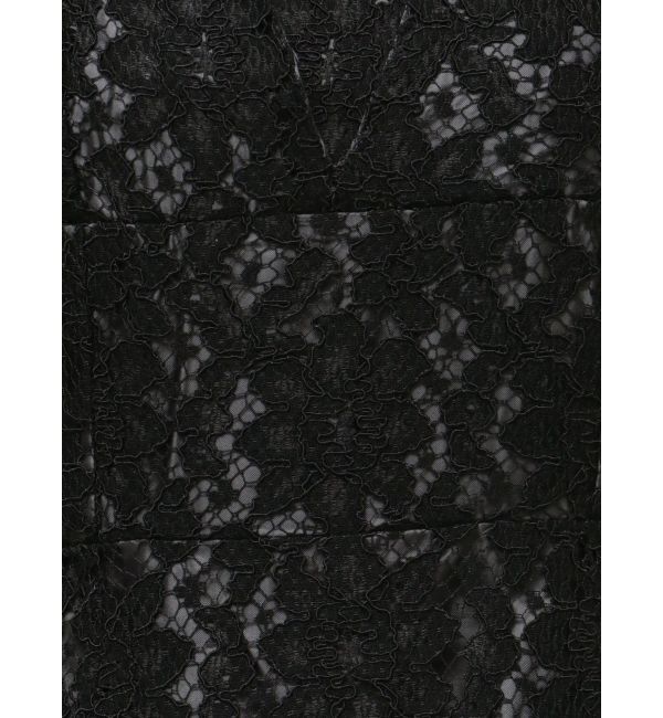 MERCURYDUO「異素材切替ラッフルレースワンピース」|ワンピース|