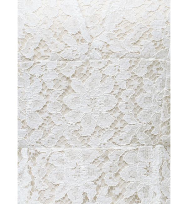 MERCURYDUO「異素材切替ラッフルレースワンピース」|ワンピース|