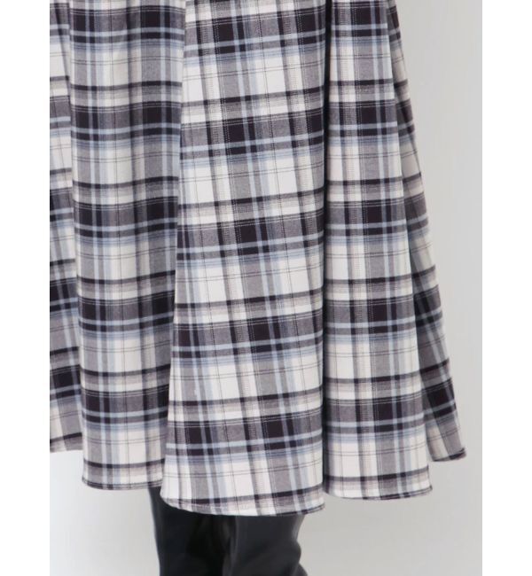 MERCURYDUO「ドッキングチェックワンピース」|ワンピース|