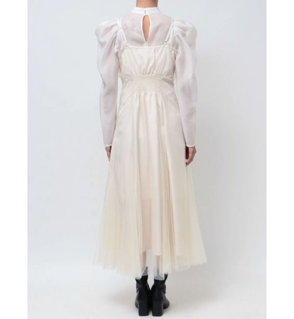 MERCURYDUO「チュールキャミワンピースxブラウスセット」|ワンピース|