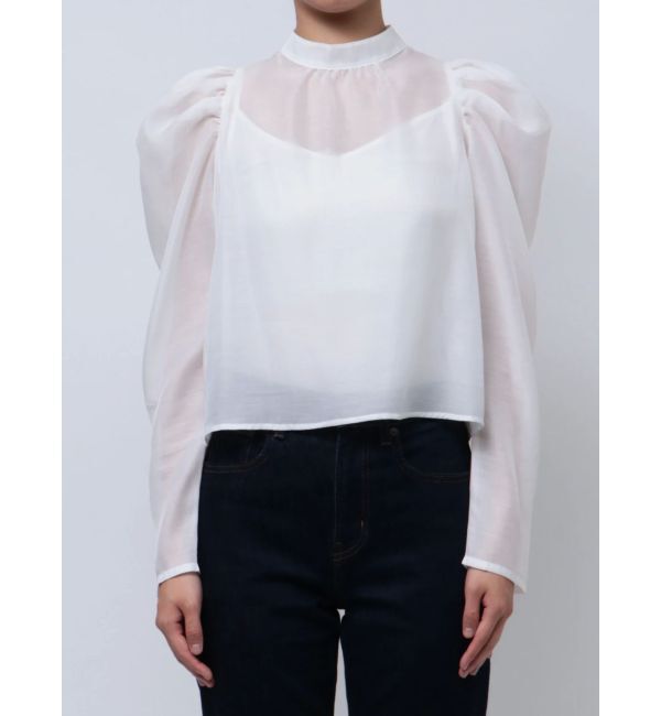 MERCURYDUO「チュールキャミワンピースxブラウスセット」|ワンピース|