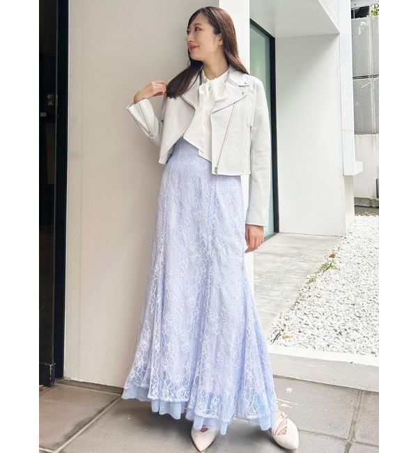 MERCURYDUO「2WAYオープンラッフルショルダーロングスリーブブラウス」|シャツ・ブラウス|