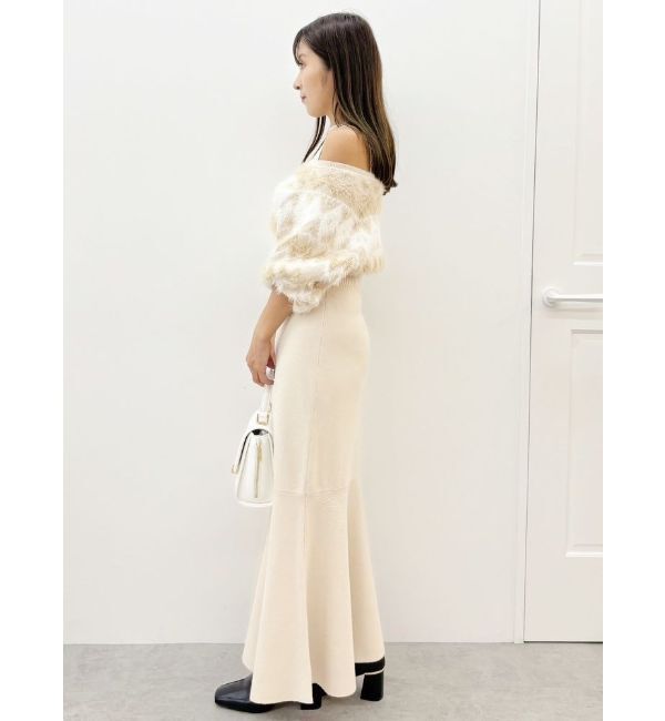 MERCURYDUO「ノルディックジャカードドッキングニットワンピース」|ワンピース|