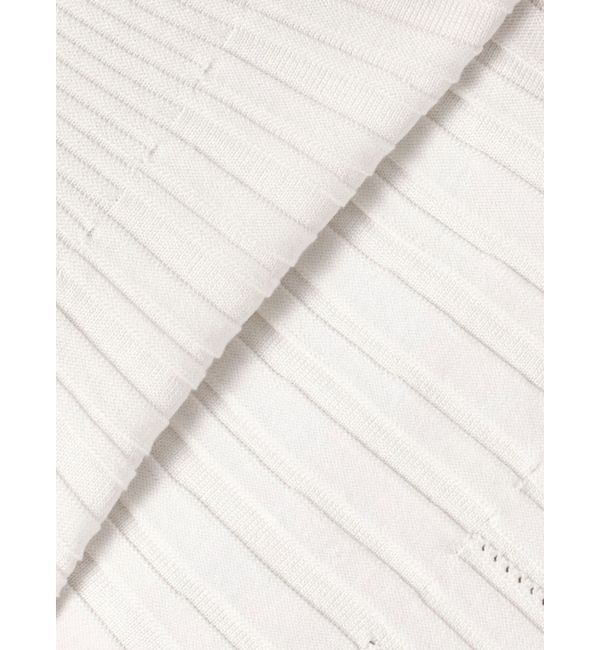 MERCURYDUO「シャツドッキングフレアニットワンピース」|ワンピース|