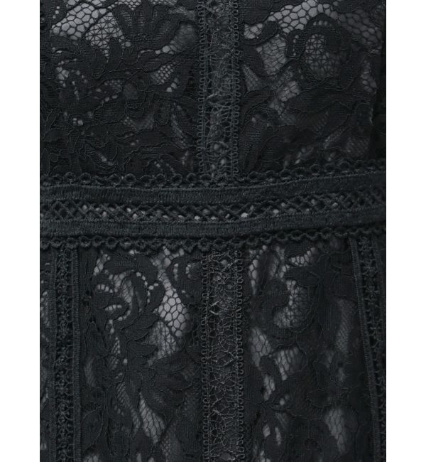 MERCURYDUO「レースハイネックワンピース」|ワンピース|