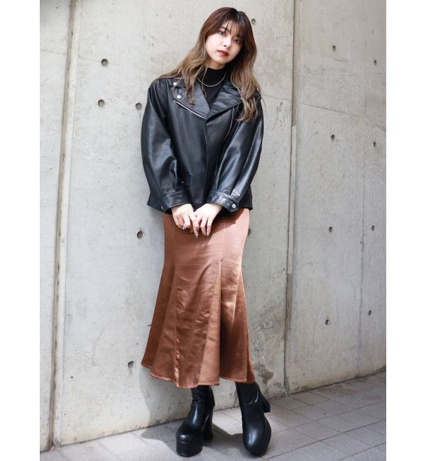 MURUA「サテンマーメイドスカート」|スカート|