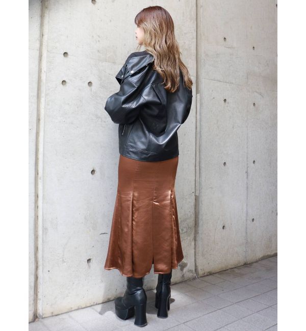 MURUA「サテンマーメイドスカート」|スカート|