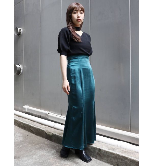 MURUA「サテンマーメイドスカート」|スカート|