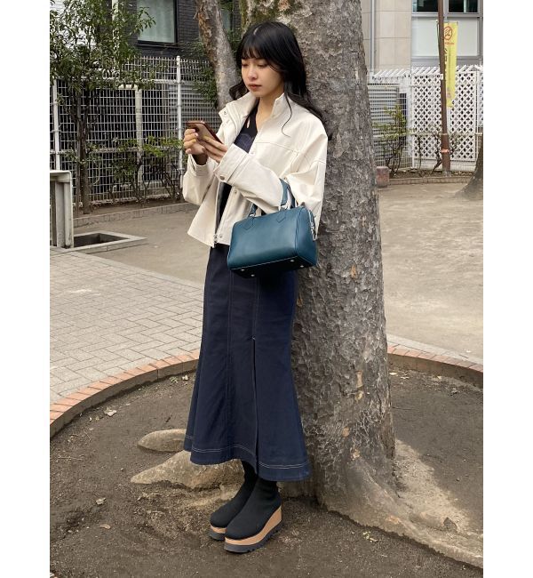 MURUA「ワンショルジャンスカ」|ジャンパースカート|