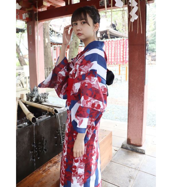 MURUA「MURUA浴衣SET【太縞に椿】」|その他|