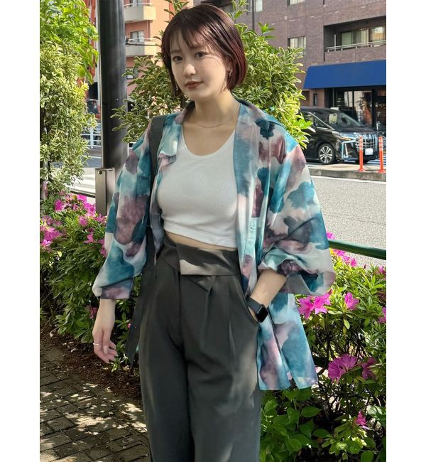 MURUA「シアーシャイニーボリュームスリーブシャツ」|シャツ・ブラウス|