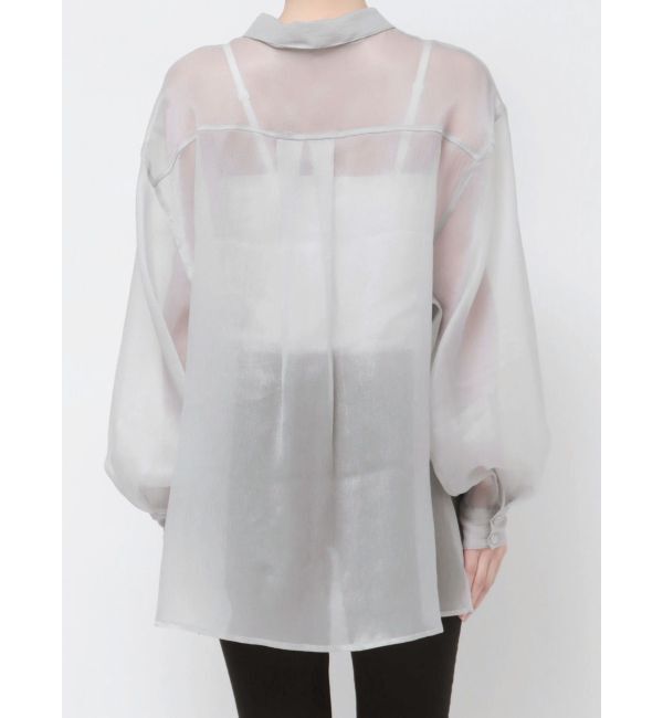 MURUA「シアーシャイニーボリュームスリーブシャツ」|シャツ・ブラウス|