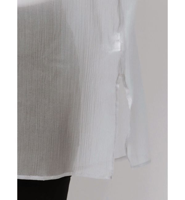 MURUA「シアーシャイニーボリュームスリーブシャツ」|シャツ・ブラウス|