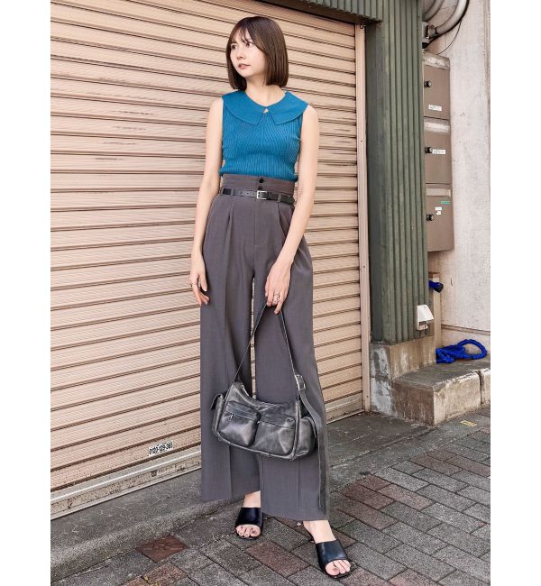 MURUA「付け衿2WAYリブニット」|ニット・セーター|