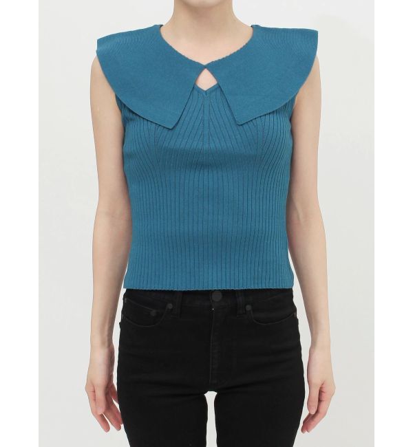 MURUA「付け衿2WAYリブニット」|ニット・セーター|