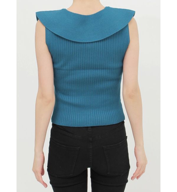 MURUA「付け衿2WAYリブニット」|ニット・セーター|