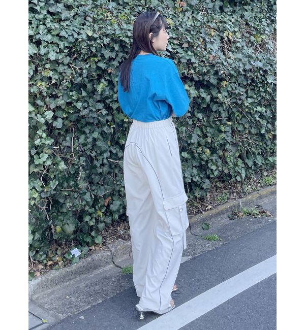 MURUA「Poppy flower Tシャツ【WEB限定】」|Tシャツ・カットソー|