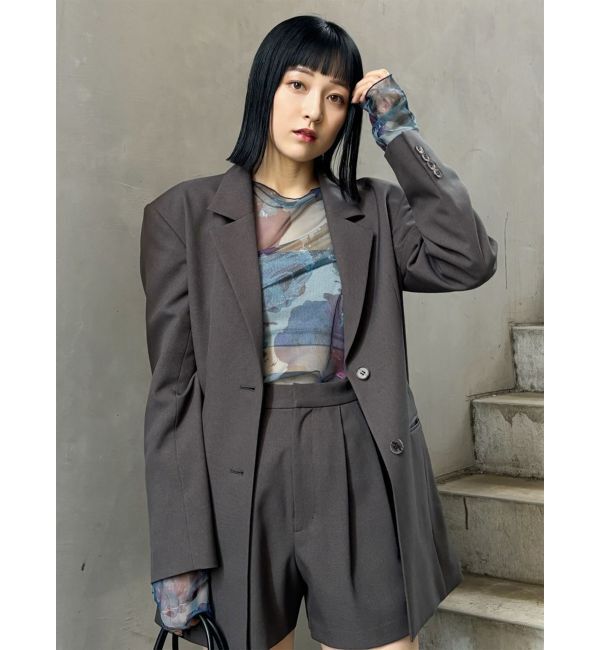 MURUA「ペイントチュールトップス【WEB限定】」|Tシャツ・カットソー|