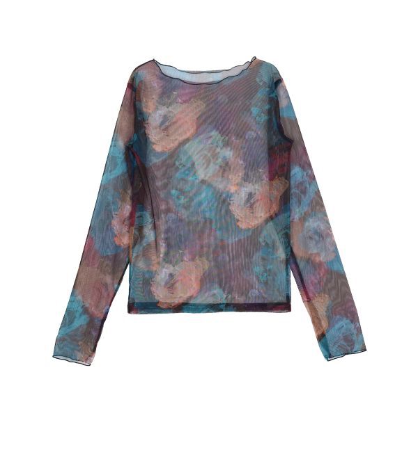 MURUA「ペイントチュールトップス【WEB限定】」|Tシャツ・カットソー|