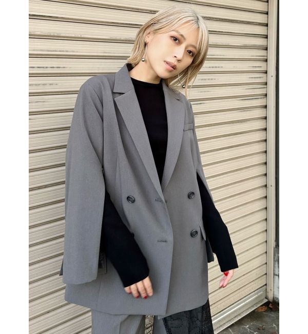 MURUA「オープンスリーブテーラードジャケット【セットアップ着用可】」|テーラードジャケット|