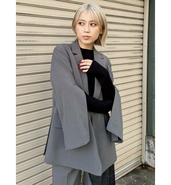 MURUA「オープンスリーブテーラードジャケット【セットアップ着用可】」|テーラードジャケット|