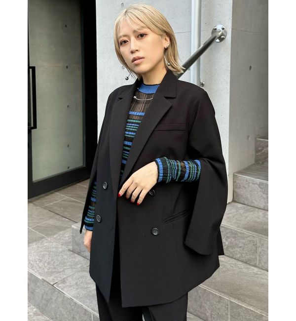 MURUA「オープンスリーブテーラードジャケット【セットアップ着用可】」|テーラードジャケット|