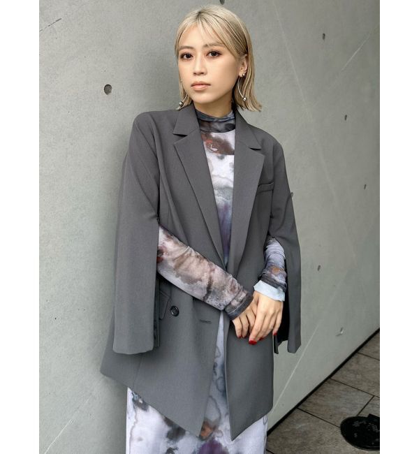 MURUA「オープンスリーブテーラードジャケット【セットアップ着用可】」|テーラードジャケット|