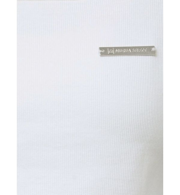 MURUA「プレートクロップドトップス」|Tシャツ・カットソー|