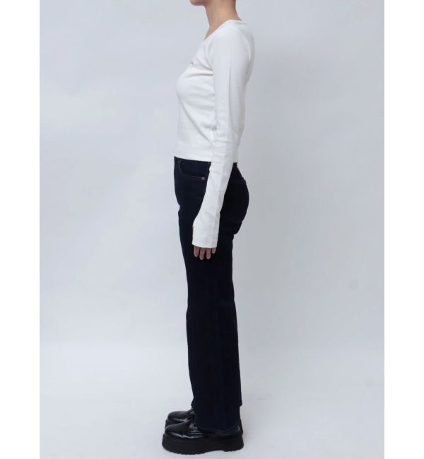 MURUA「プレートクロップドトップス」|Tシャツ・カットソー|