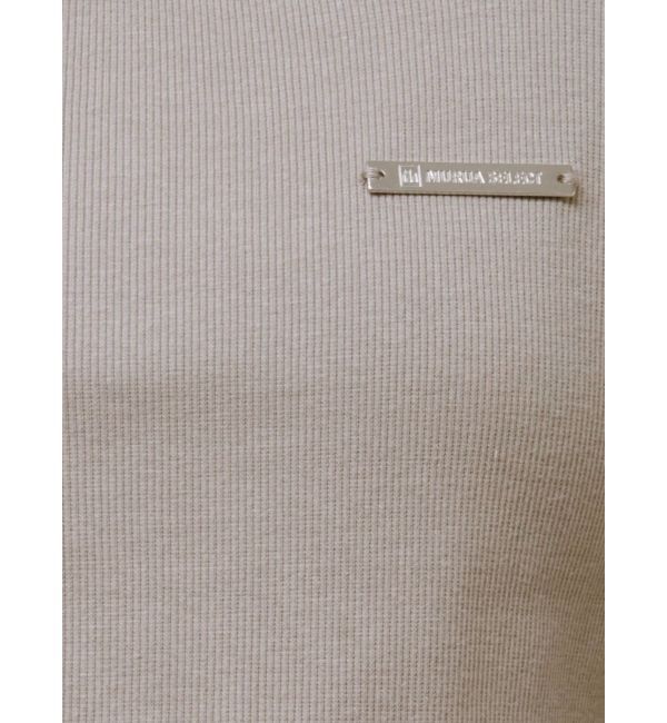 MURUA「プレートクロップドトップス」|Tシャツ・カットソー|