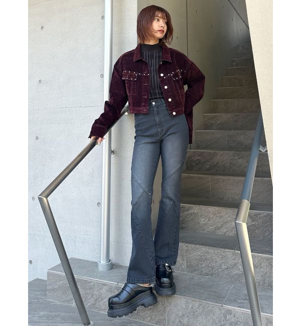 MURUA「インナーファーベルテッドクロッグス」|スリッポン|