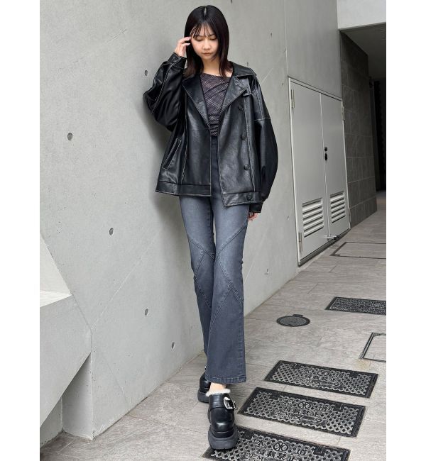 MURUA「インナーファーベルテッドクロッグス」|スリッポン|