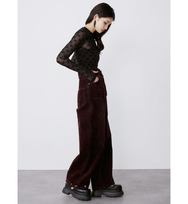 MURUA「インナーファーベルテッドクロッグス」|スリッポン|