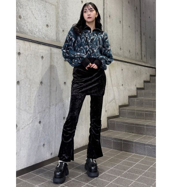 MURUA「インナーファーベルテッドクロッグス」|スリッポン|