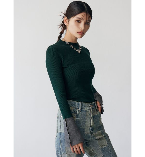 MURUA「フレアスリーブアクセントニット」|ニット・セーター|