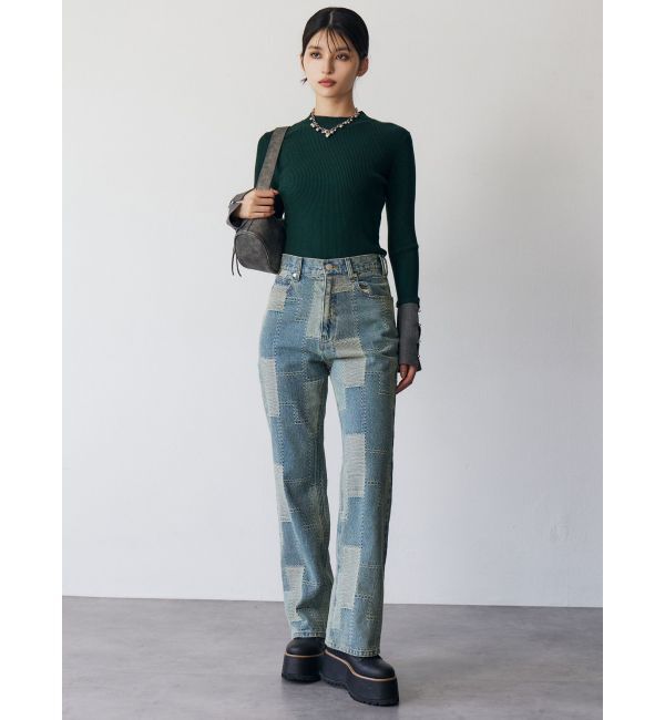 MURUA「フレアスリーブアクセントニット」|ニット・セーター|