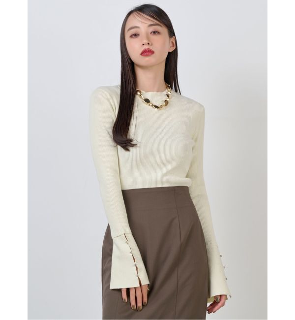 MURUA「フレアスリーブアクセントニット」|ニット・セーター|