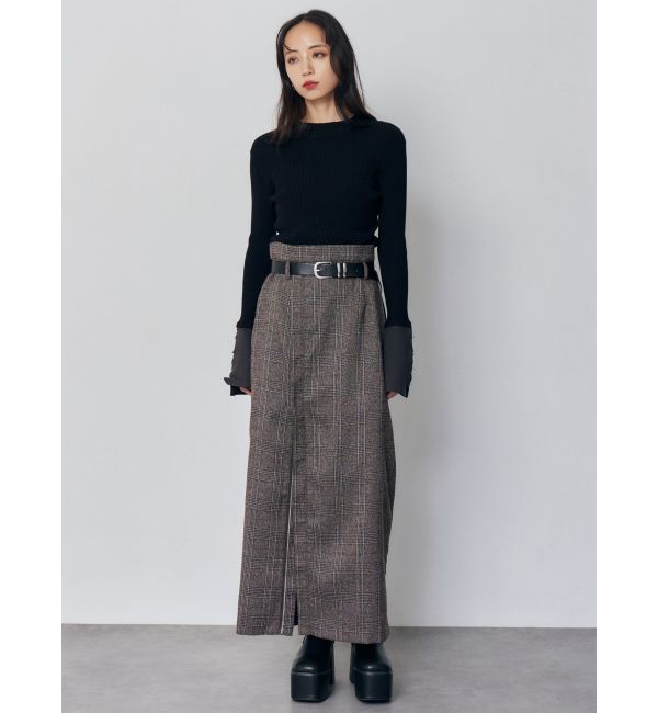 MURUA「フレアスリーブアクセントニット」|ニット・セーター|