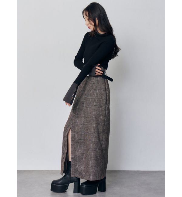 MURUA「フレアスリーブアクセントニット」|ニット・セーター|