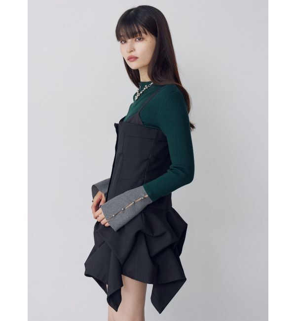 MURUA「フレアスリーブアクセントニット」|ニット・セーター|