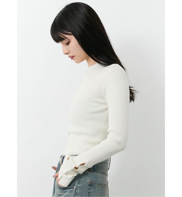 MURUA「フレアスリーブアクセントニット」|ニット・セーター|