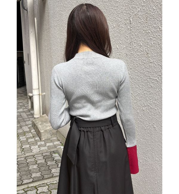 MURUA「フレアスリーブアクセントニット」|ニット・セーター|