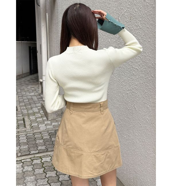 MURUA「フレアスリーブアクセントニット」|ニット・セーター|