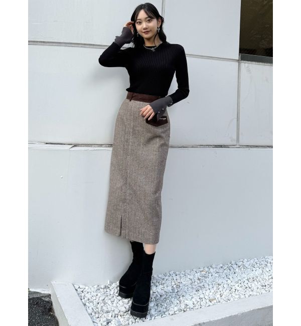 MURUA「フレアスリーブアクセントニット」|ニット・セーター|