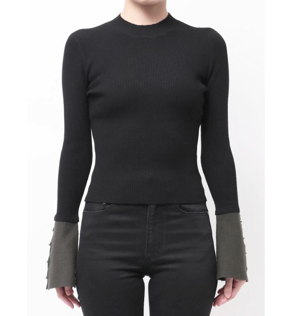 MURUA「フレアスリーブアクセントニット」|ニット・セーター|