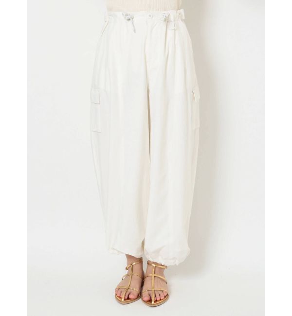 Ungrid「ナイロン混ミリタリールーズパンツ」|カーゴ|