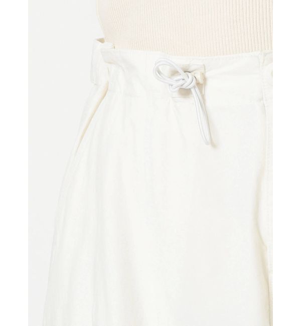 Ungrid「ナイロン混ミリタリールーズパンツ」|カーゴ|